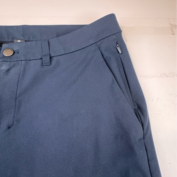 Lululemon Warpstreme Slim Fit Pants Size 31x26 Black Stretch Golf Performance - Picture 10 of 15